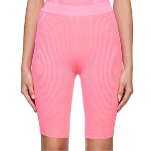 Jacquemus pink le papier le short lucca shorts